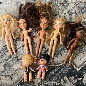 Lil' Bratz mini doll bundle with accessories 2002 MGA